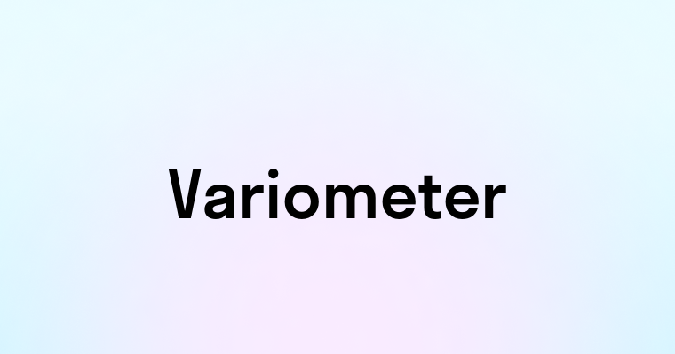 Variometer