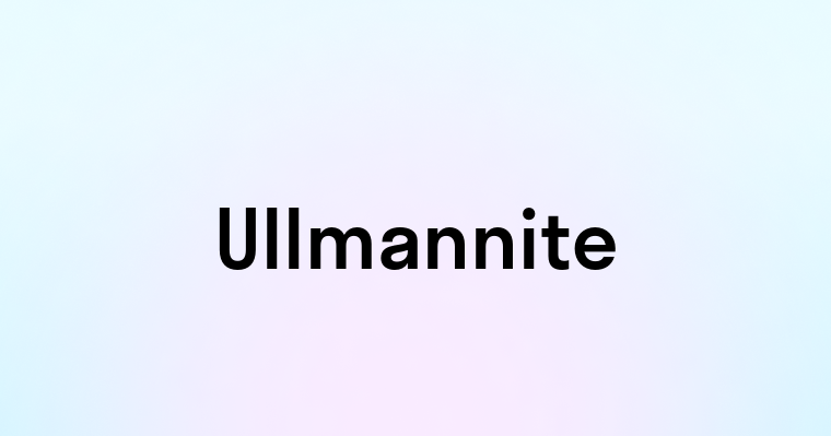 Ullmannite