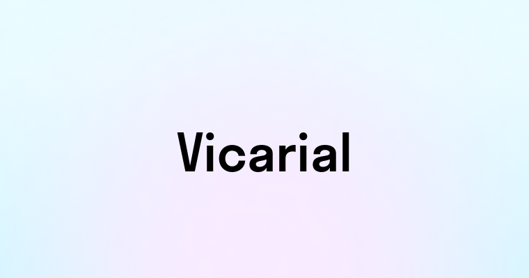 Vicarial