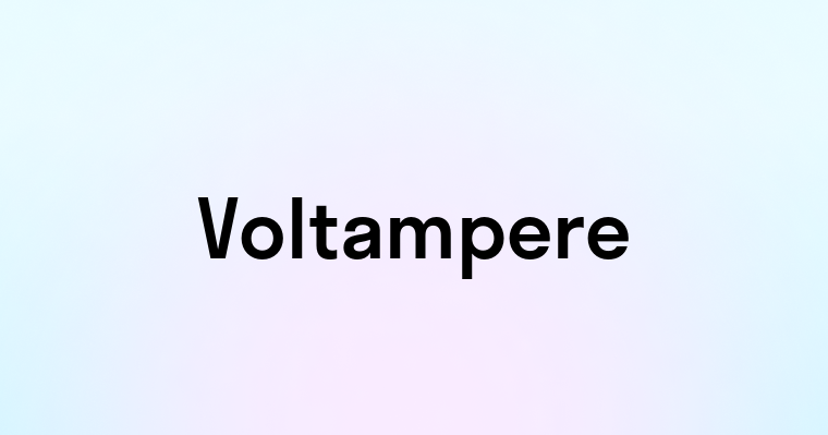 Voltampere