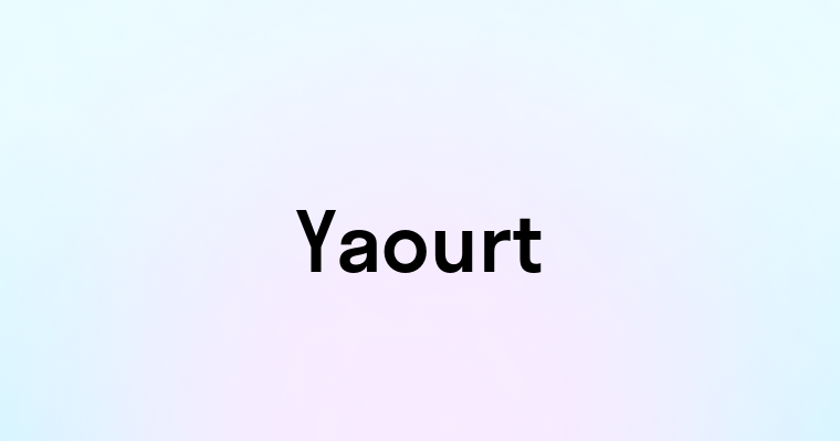 Yaourt