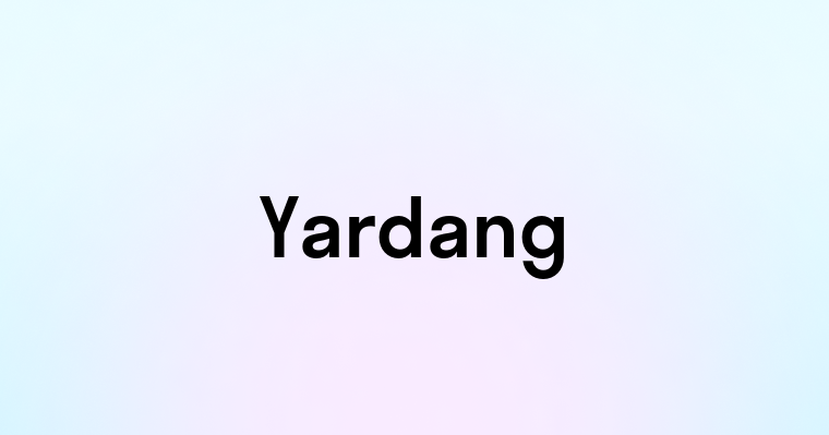 Yardang