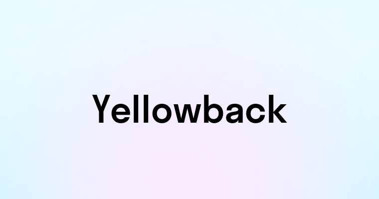 Yellowback