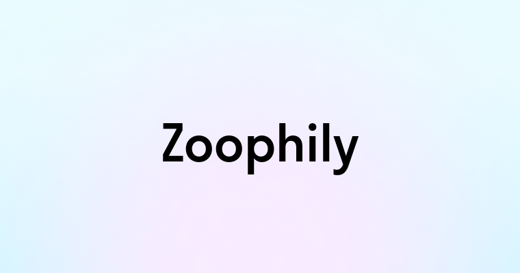 Zoophily