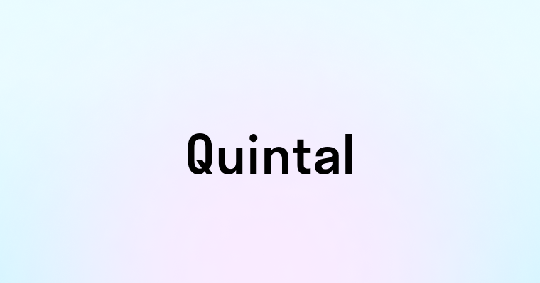 Quintal