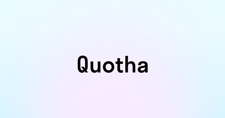 Quotha