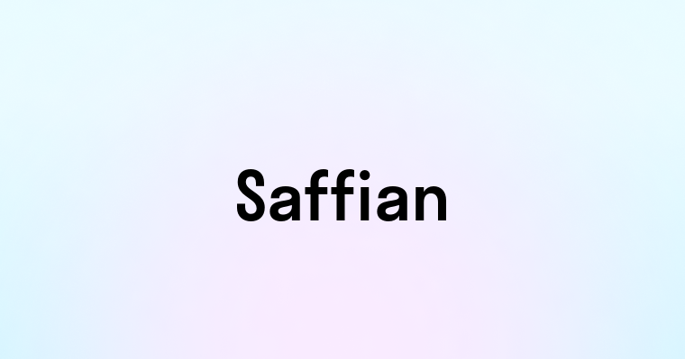 Saffian