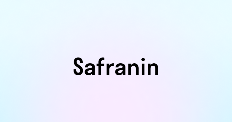 Safranin