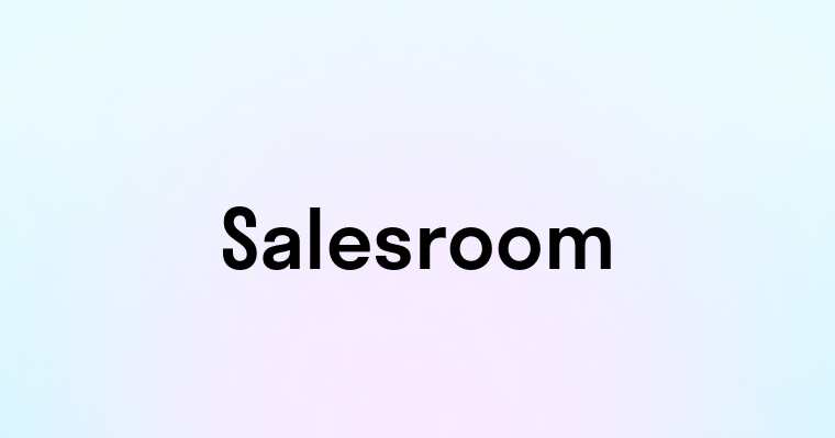 Salesroom