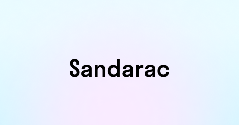 Sandarac