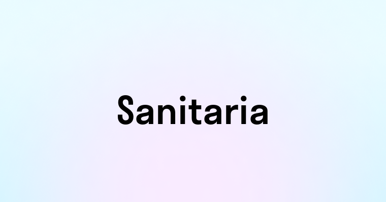 Sanitaria