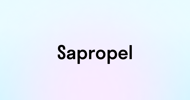 Sapropel