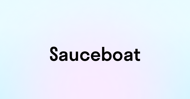 Sauceboat