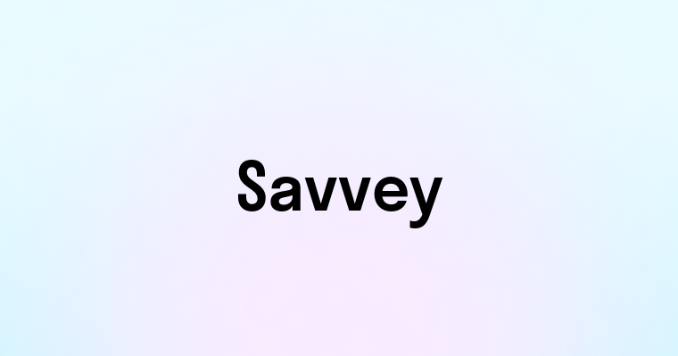 Savvey