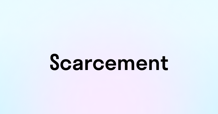 Scarcement