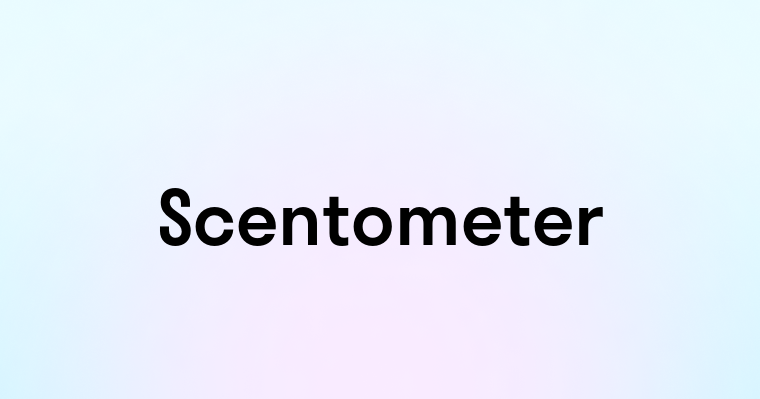 Scentometer