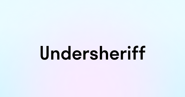 Undersheriff