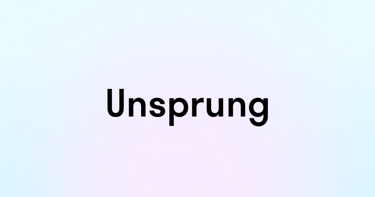 Unsprung