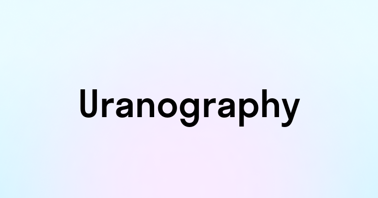 Uranography