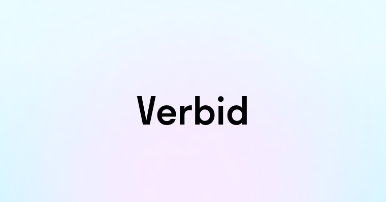 Verbid