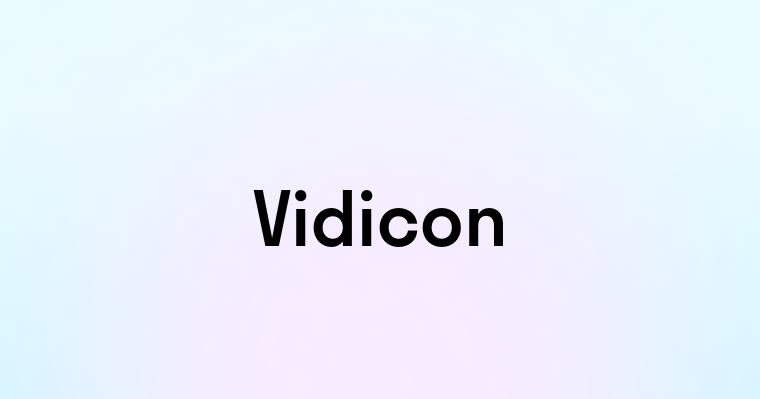 Vidicon