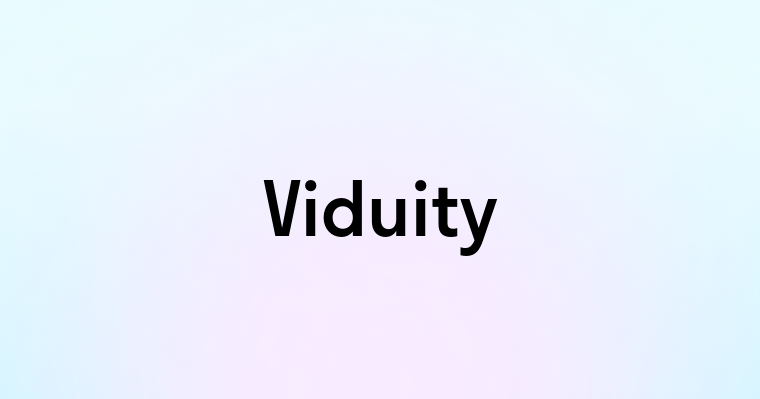 Viduity