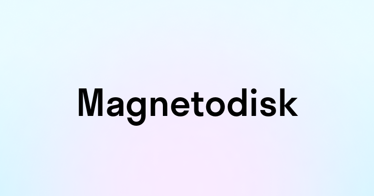 Magnetodisk