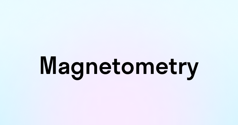 Magnetometry