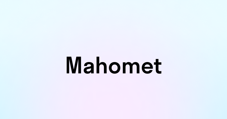 Mahomet