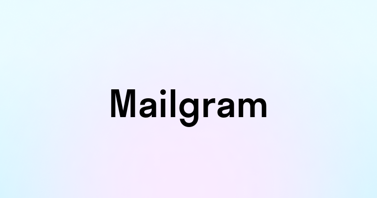 Mailgram