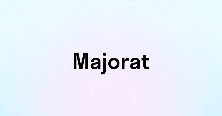 Majorat