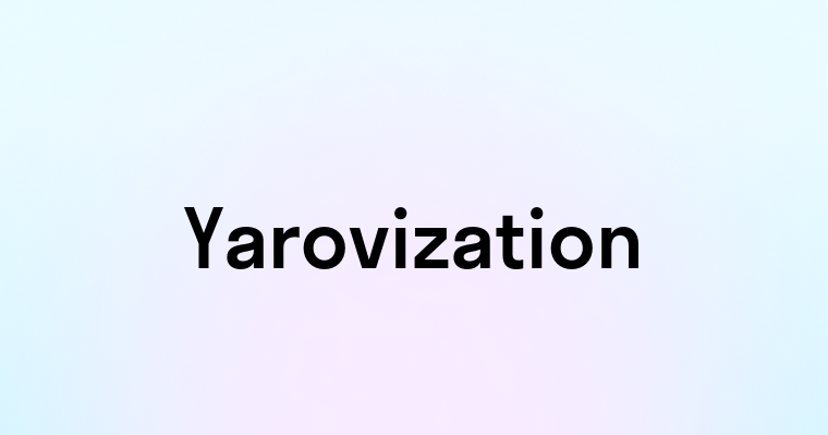 Yarovization