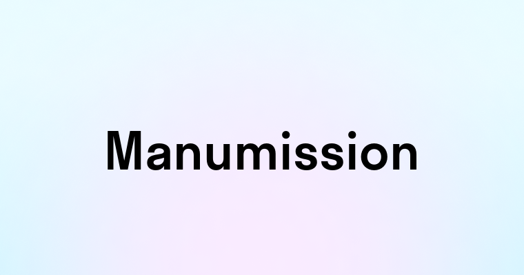 Manumission