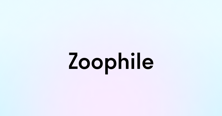 Zoophile