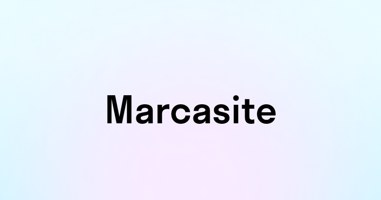 Marcasite