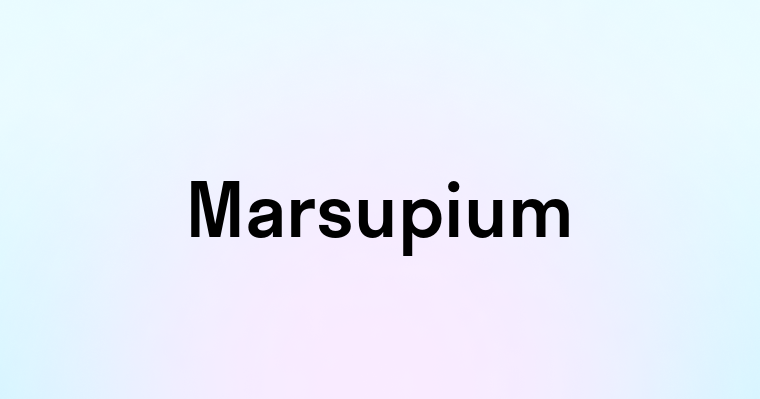 Marsupium