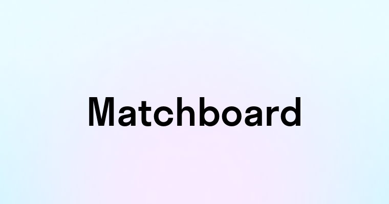 Matchboard