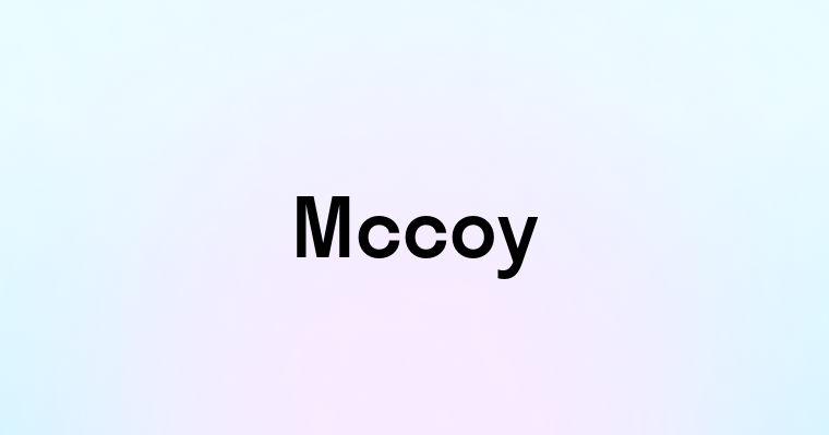 Mccoy