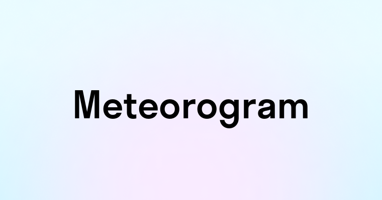 Meteorogram