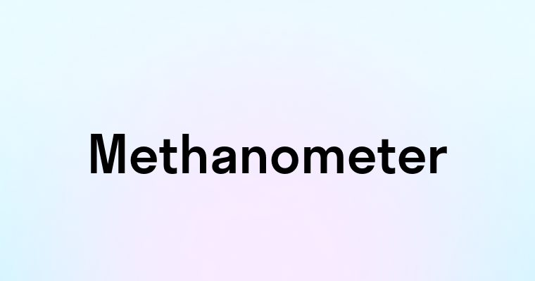 Methanometer