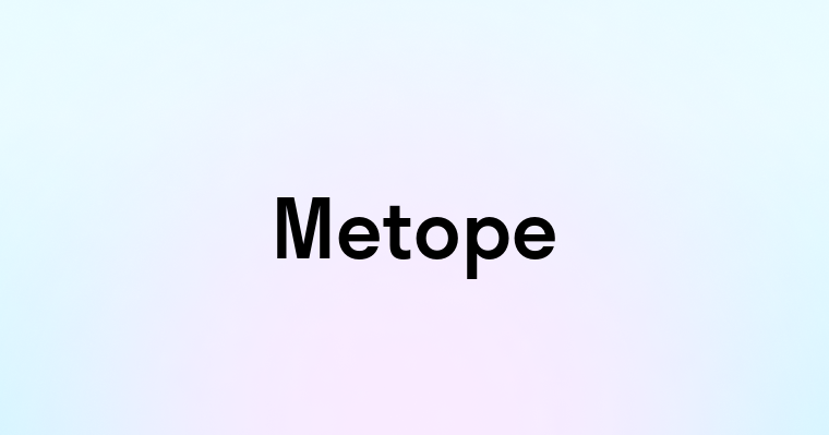 Metope