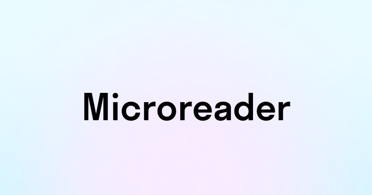 Microreader