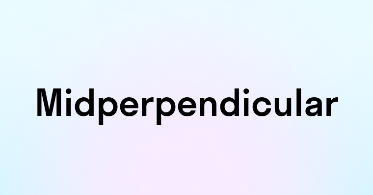 Midperpendicular