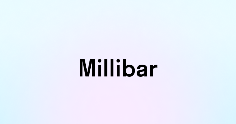 Millibar