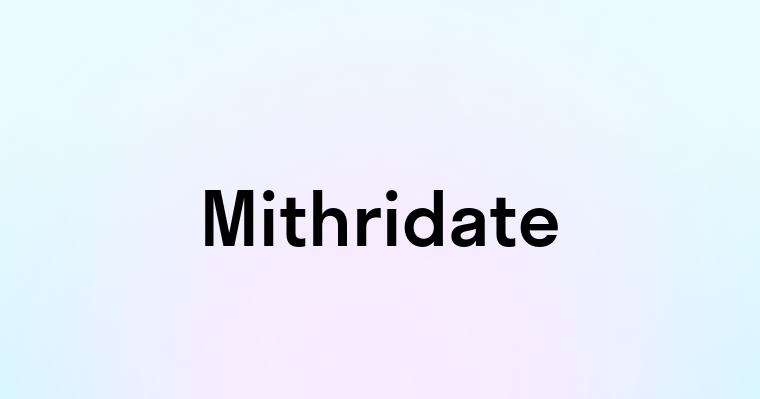 Mithridate