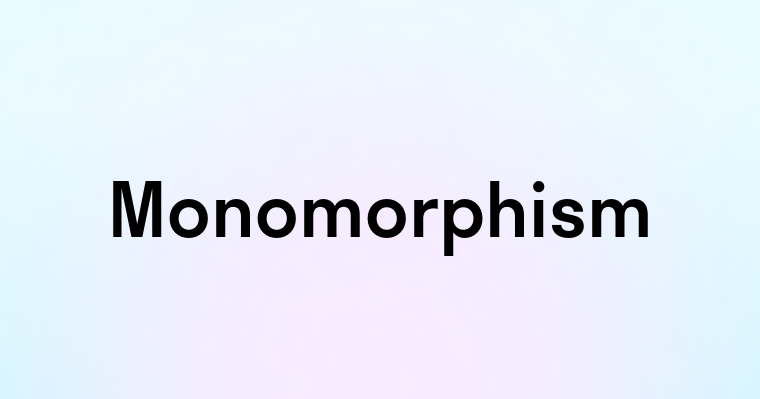 Monomorphism