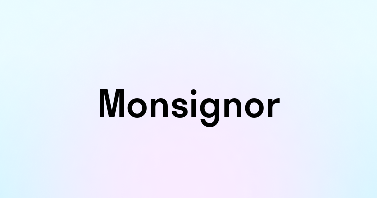 Monsignor