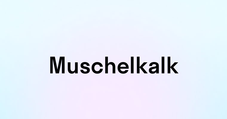 Muschelkalk