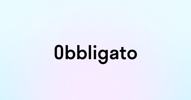 Obbligato