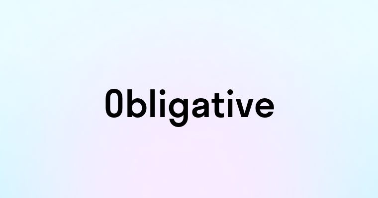 Obligative